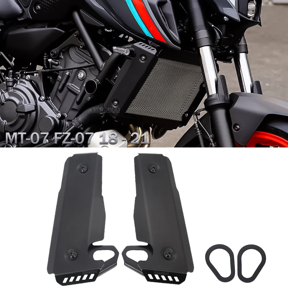 

Аксессуары для мотоциклов MT-07 MT FZ 07 решетка радиатора боковая крышка защита для Yamaha MT07 FZ07 FZ-07 2018 2019 2020 2021