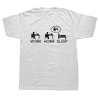 Мужская футболка с коротким рукавом, забавная уличная одежда в стиле Харадзюку, для работы и дома, для сна, для компьютерного ботана