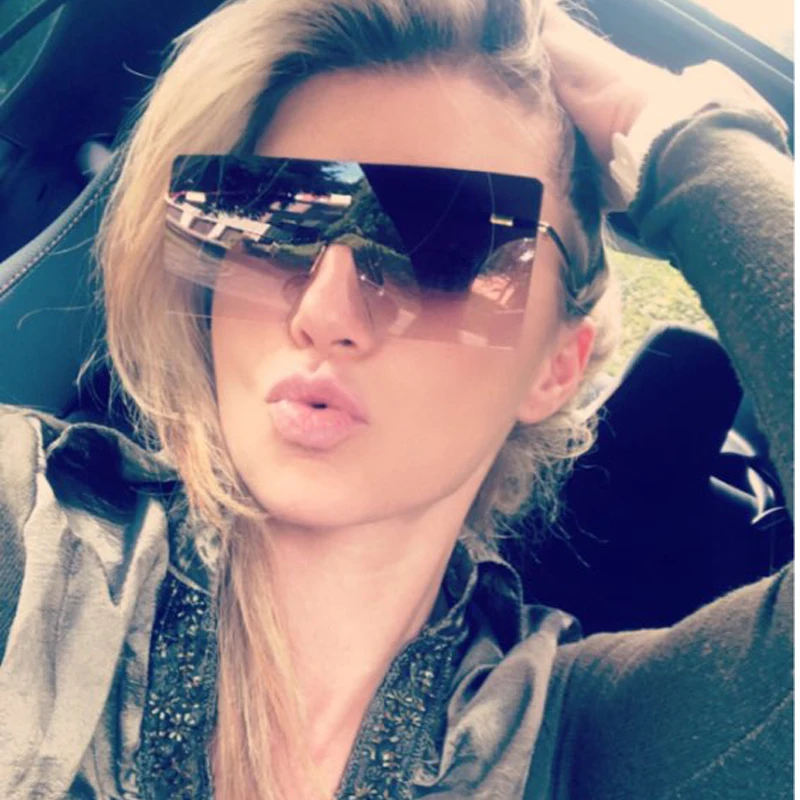 Солнцезащитные очки без оправы унисекс модные брендовые дизайнерские дорожные