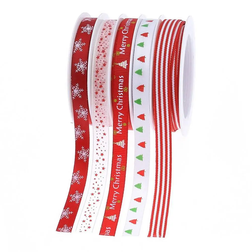 

Christmas Ribbon Set Satin Ribbons For Crafts Decorations Christmas Ribbon Set For Christmas Gift Box Wrapping Sewing Hair B