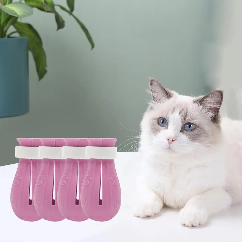 Модные чехлы для кошачьих лап 4 шт. устойчивые к царапинам средство красоты