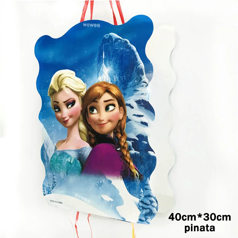 40 30cm Pinata 180*108 см вечерние скатерти с изображением Эльзы и Анны из мультфильма «Холодное сердце» для вечеринки в честь Дня Рождения - Цвет: 40 30cm Pinata