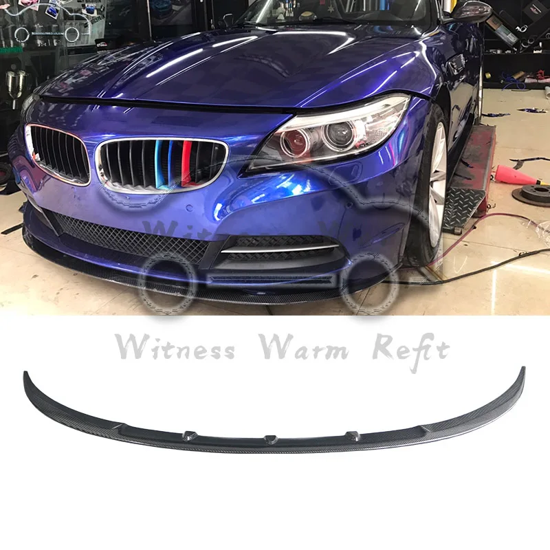 Автомобильный передний спойлер для BMW E89 Z4 Roadster 2009 2016 углеродное волокно сплиттер