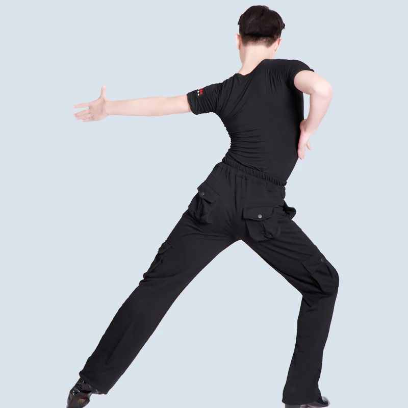 Брюки для латиноамериканских танцев хлопковые с карманами | Тематическая одежда