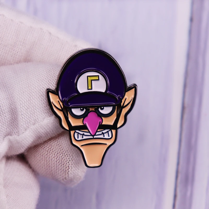 Эмалированная булавка для лацкана в стиле поп культуры от waluipad декоративная