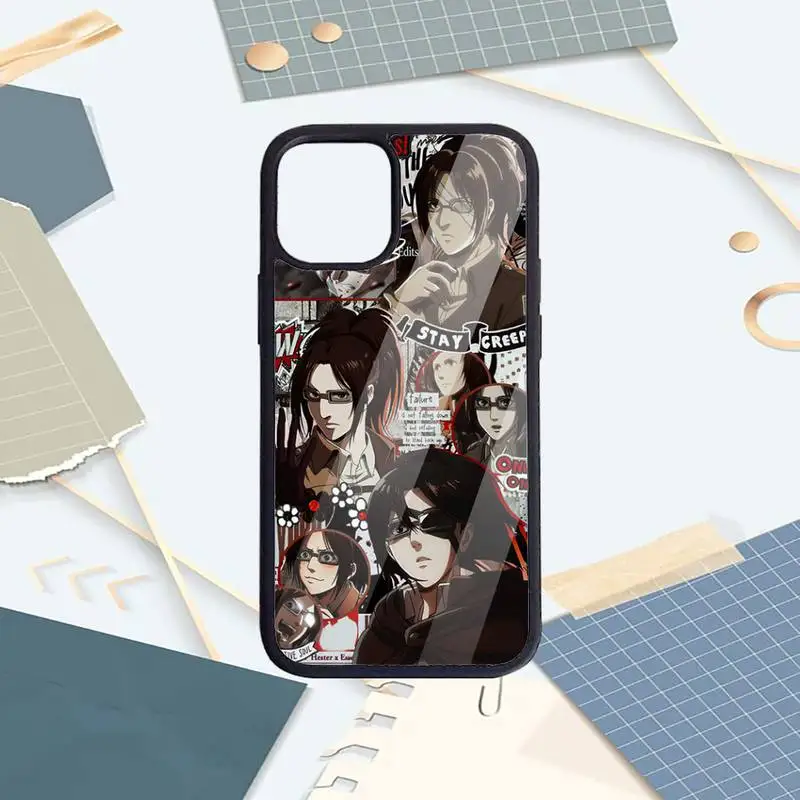 

Attack On Titan Japan anime Phone Case PC For iPhone 11 12 pro XS MAX 8 7 6 6S Plus X 5S SE 2020 XR
