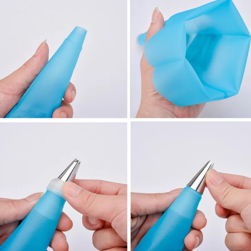 8 шт./компл. силиконовая насадка для айсинга Крем кондитерский мешок с 6