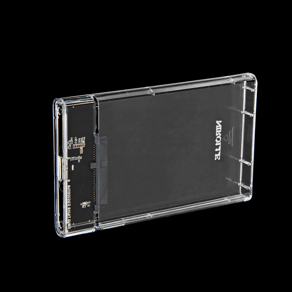 Корпус для жесткого диска Sata Caddy Optibay 9 5 мм 2 дюйма прозрачный корпус USB3.0 Type-C SSD