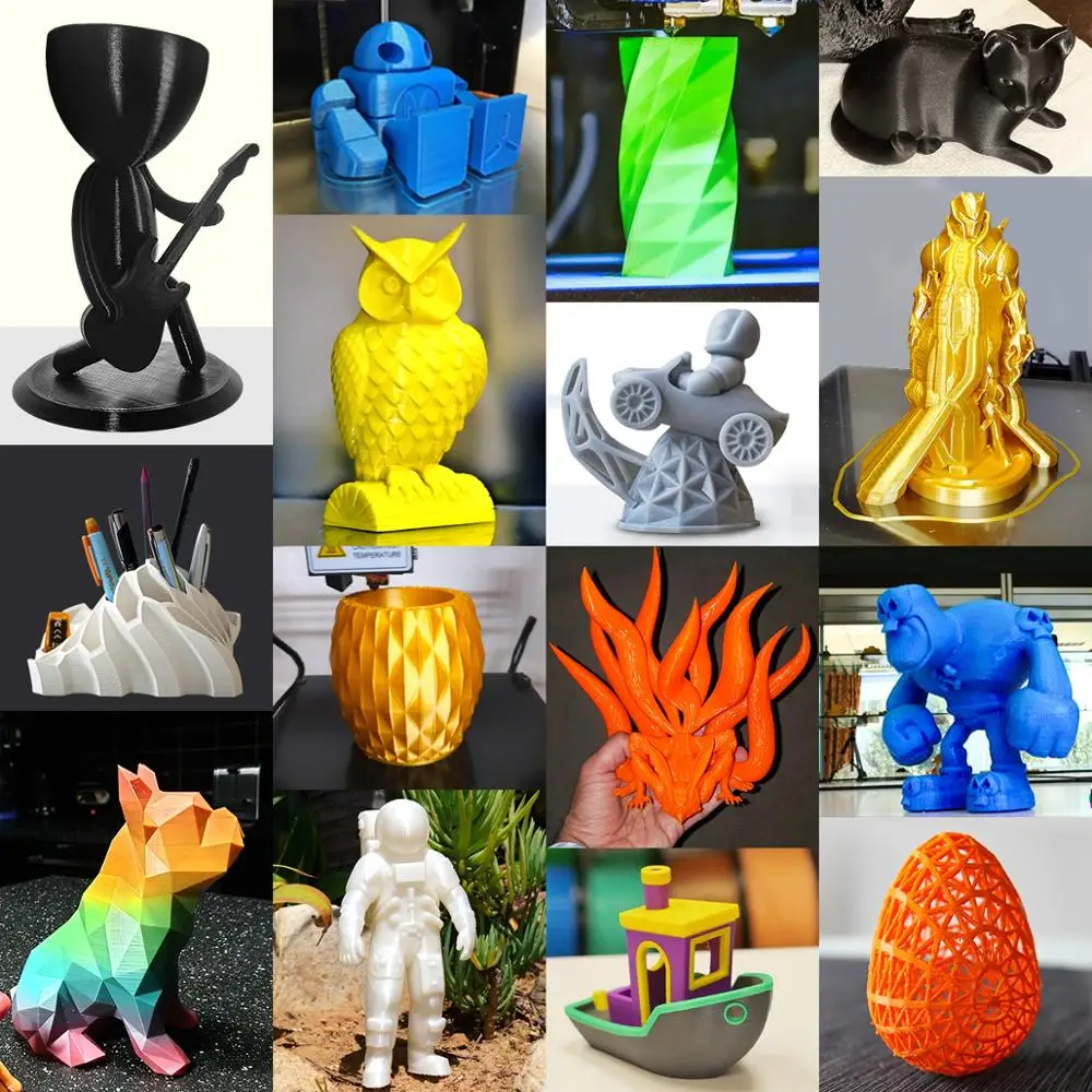 PETG 3D Filament 1.75MM 1KG Children Creative Model Material For All Printer&amp3D Pen Tolerance +/-0.02MM Bright Color BELIVEER |