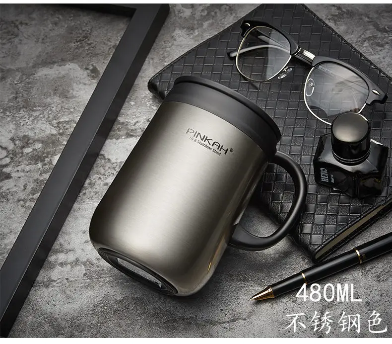 Вакуумная кружка из нержавеющей стали 316 Подарочная офисная с принтом логотипа