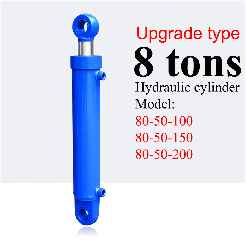 

Upgraded Hydraulic Cylinder 100-200mm Strokes Small Bidirectional Lifting Platform Accessories Hydraulic Tools 8T Hydraulic Ram