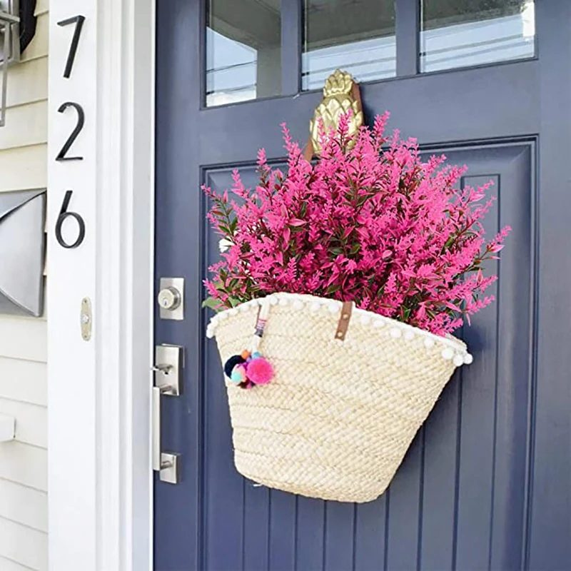 8 Пряди ков искусственных цветов лаванды уличные искусственные цветы не