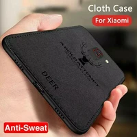 shockproof fabric case for xiaomi redmi note 8t 8 7 pro classic cloth matte skin soft back cover for redmi 8 8a 7 7a phone case