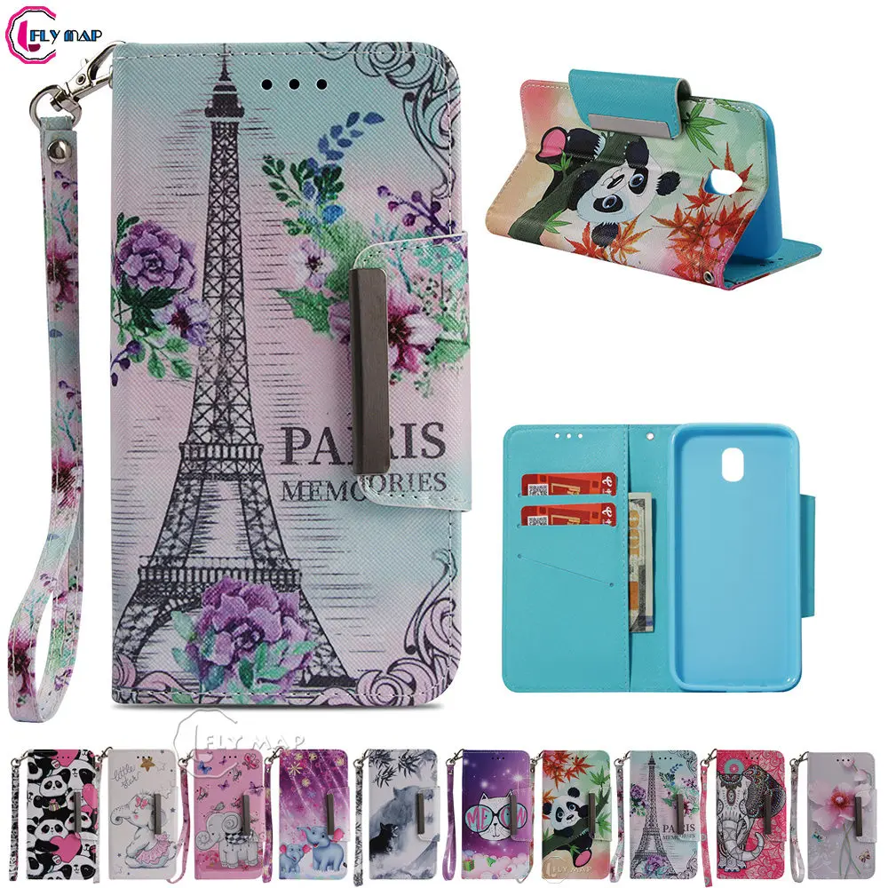 Большой чехол бумажник для samsung Galaxy J5 Pro 2017 J530 SM J530FM J530FM/DS флип телефона J530F/DS J530F