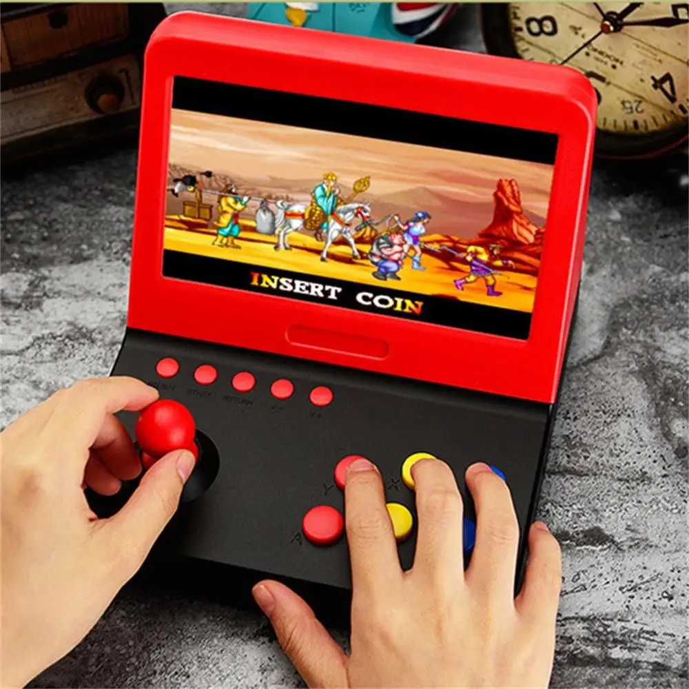 2019 NEW AIWO G1000 7 inch Arcade Game DDR3 256MB Retro Machines for with 3000 Classic handle | Электроника