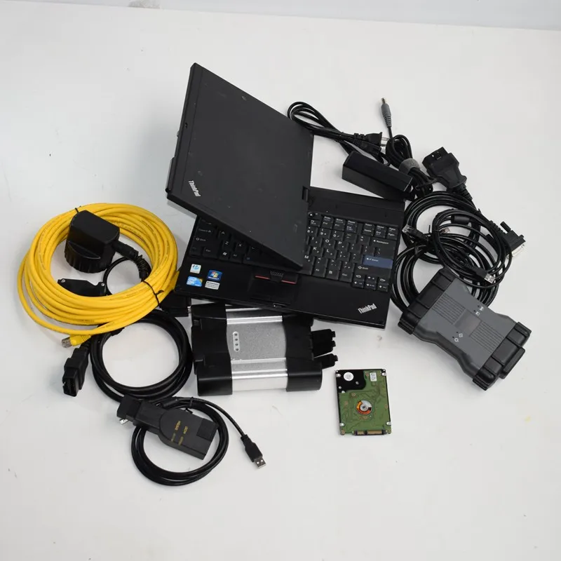 

2 в 1 MB Star C6 SD C6 Icom Next для BM-W программное обеспечение, хорошо установленное на б/у ноутбуке X201T I7 CPU 4G, инструменты для автодиагностики