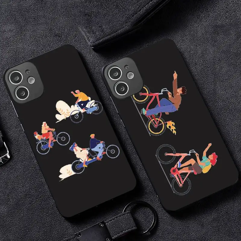 

Bicycle Bike Sport Phone Case for iPhone 12 11 mini pro XS MAX XR 8 7 6 6S Plus X 5S SE 2020