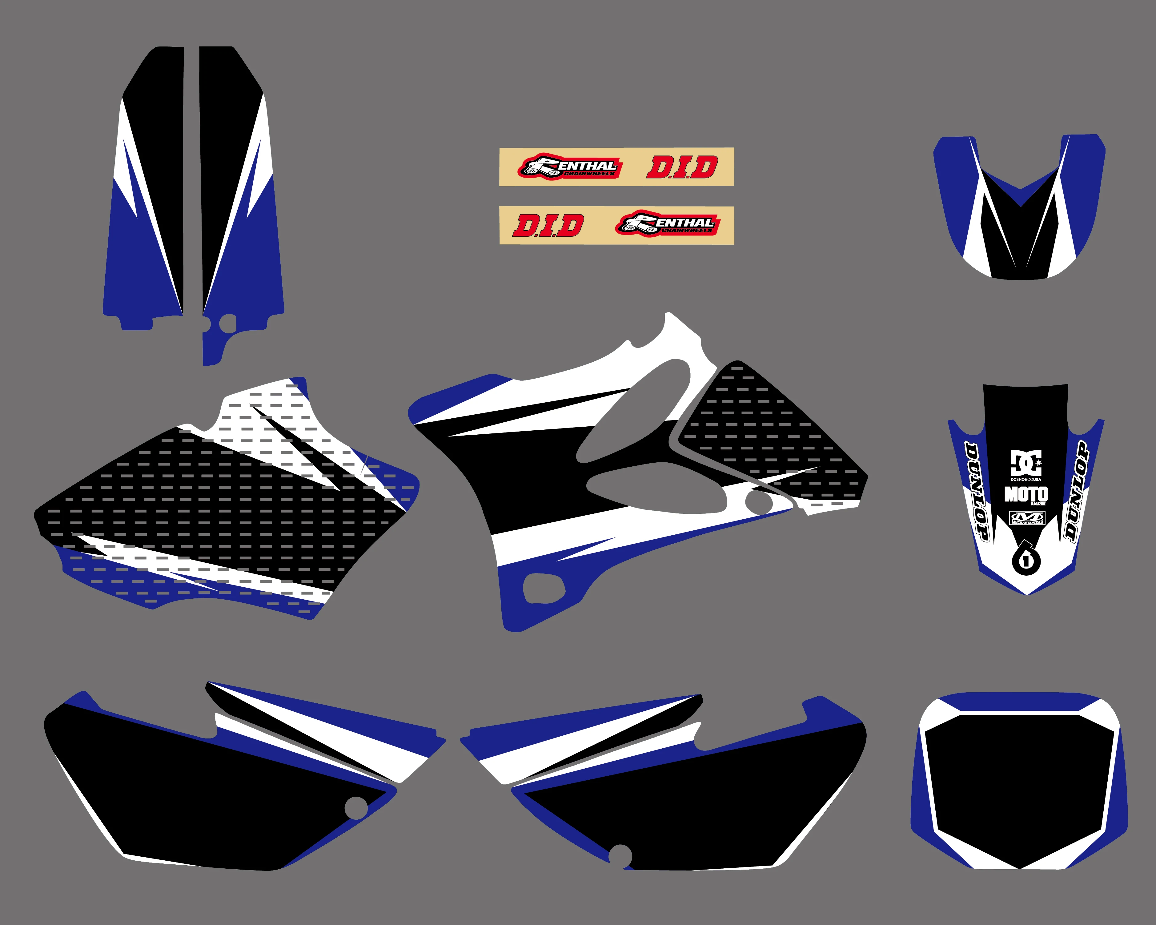 Графические и Фоновые наклейки для Yamaha YZ85 YZ 85 2002 2003 2004 2005 2006 2007 2008 2009 2010 2011 2012 2013
