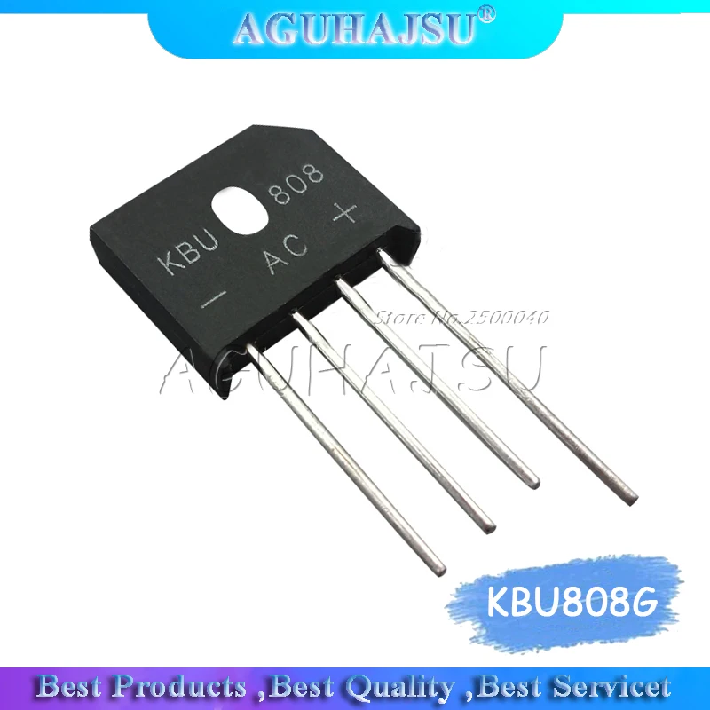 10 шт. KBU808G KBU808 8A 800V диодный мост выпрямитель kbu808|integrated circuit|circuitcircuit integre |