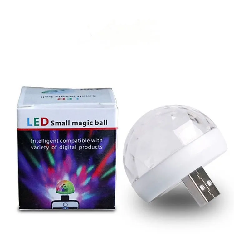 

Small USB Rechargeable Voice Control Magic Ball Lamp