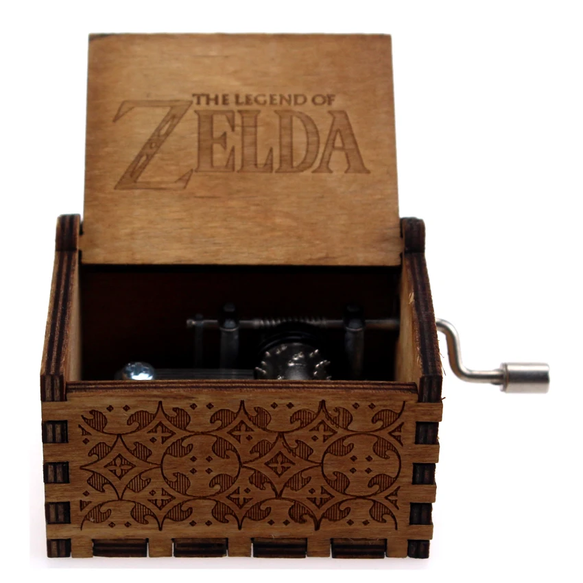 The Legend Of Zelda Новая деревянная ручка королева музыкальная шкатулка Игра престолов, ты мой солнце тема песня Музыкальная Коробка Рождественский подарок на день рождения - Цвет: The Legend Of Zelda