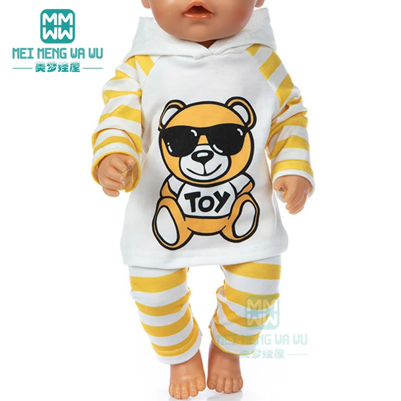 Одежда для куклы подходит 17 дюймов 43 см кукла новорожденных 18 американская OG