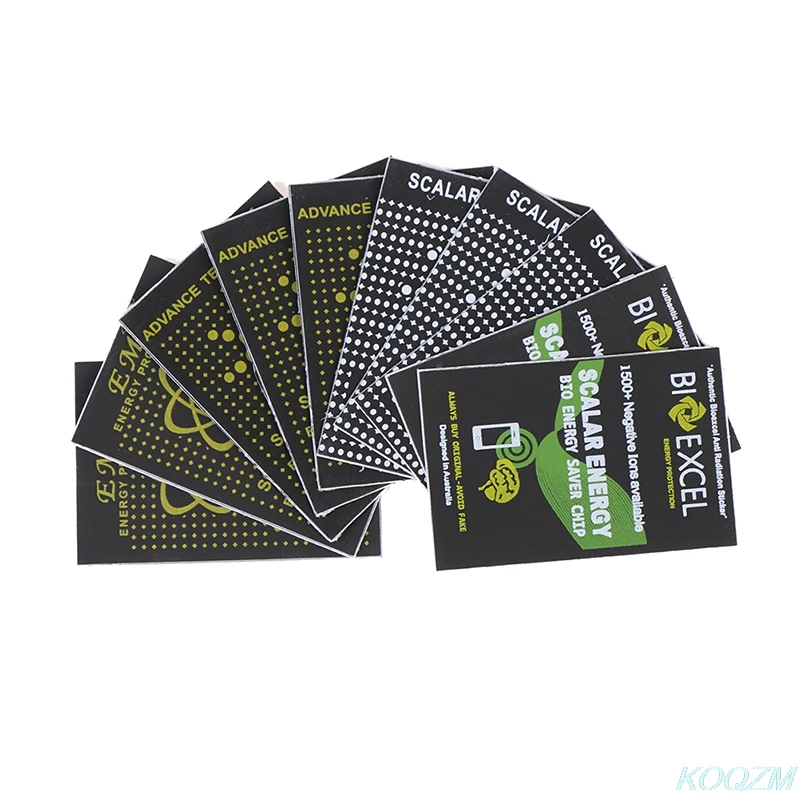 

10pcs EMR Scalar Energy Phone Sticker Anti Radiation Chip Shield Keep Health For Pregnant Woman