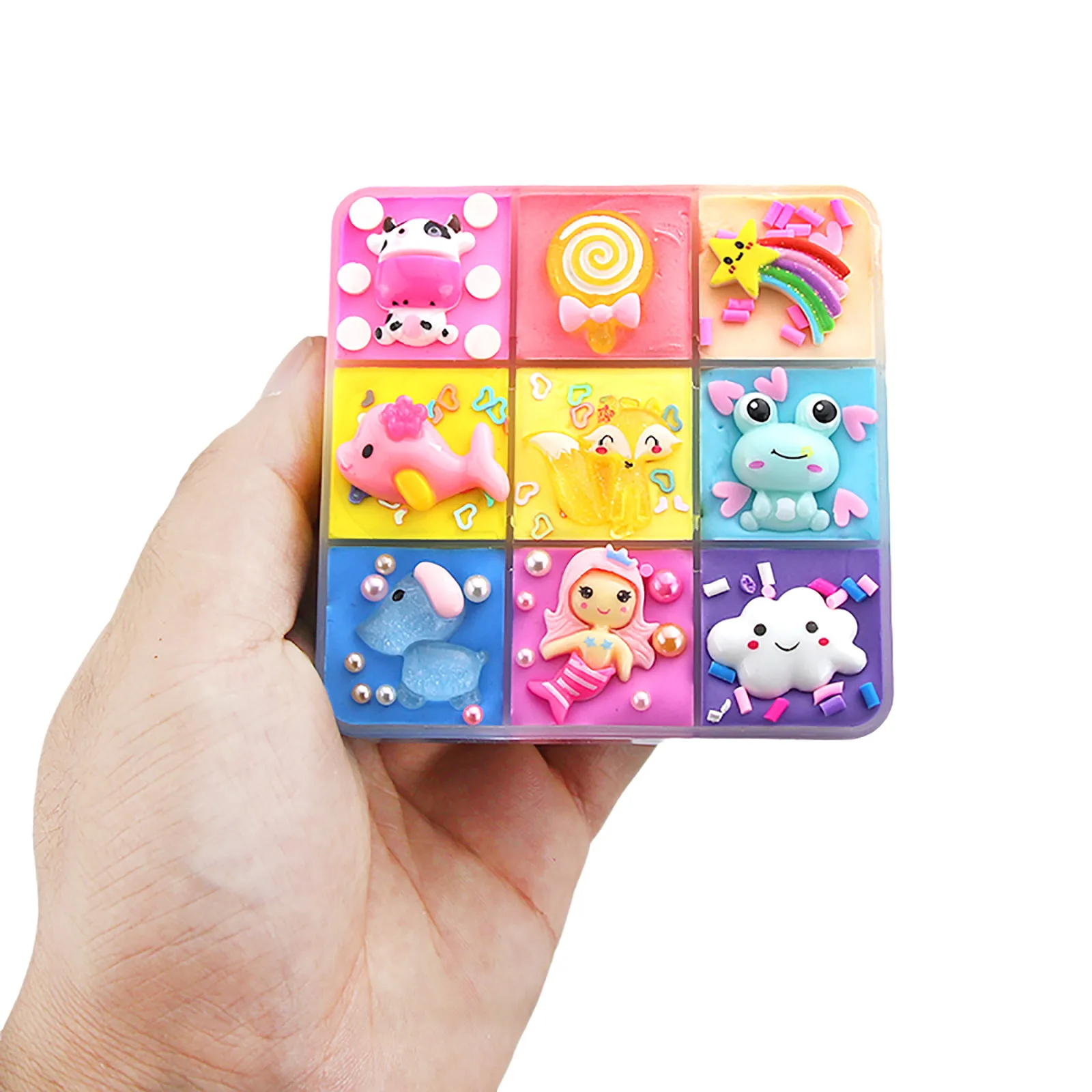 Слайм хлопковый мягкий и не липкий 9 цветов|Шутки розыгрыши| |