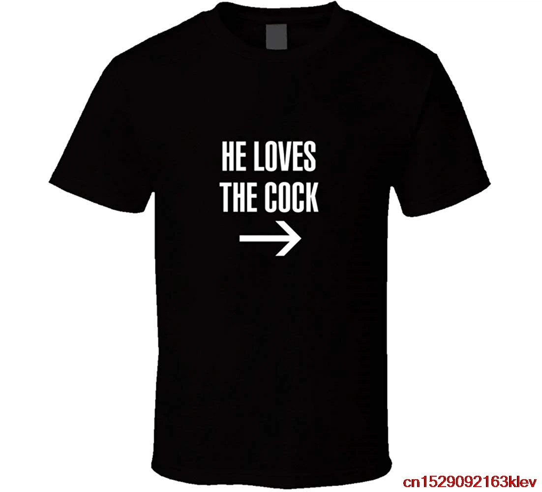Он любит петуха забавная Футболка &quotнапарник&quot подобрать разговор стартер рейв