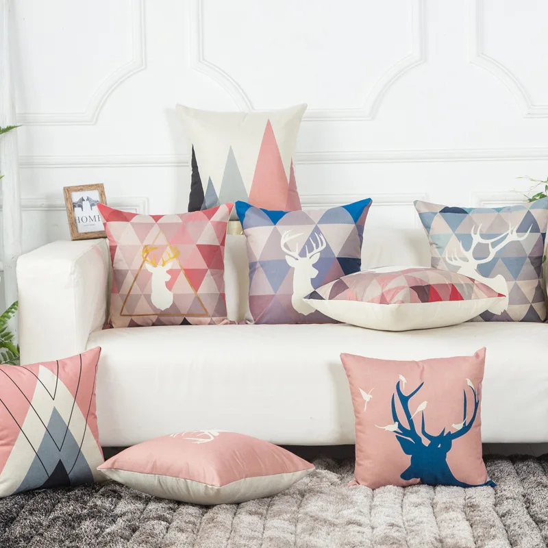 Nordic Стиль недорогие Чехлы для подушек размером 45*45 см Подушка Чехол домашних