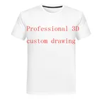 Мужские 3D футболки, Прямая поставка с завода, мужские футболки с 3D принтом wo, индивидуальные мужские футболки XXS-6XL K2