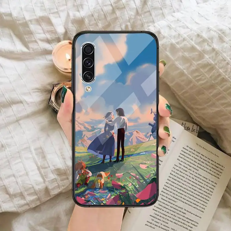 

Howls Moving Castle Phone Case Tempered glass For Samsung S6 S7 edge S8 S9 S10 e plus note8 9 10 pro