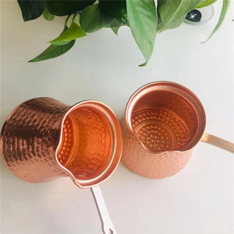 Coffee Wooden Handle Turk Turkish Pot 320Ml Copper Maker for Cezve Cafeteria | Дом и сад