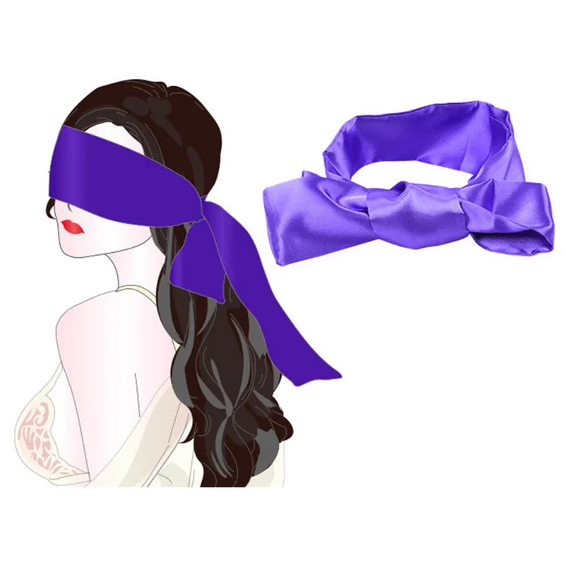 Пикантная маска на глаза с завязанными глазами SM бандажная секс игрушка ролевые