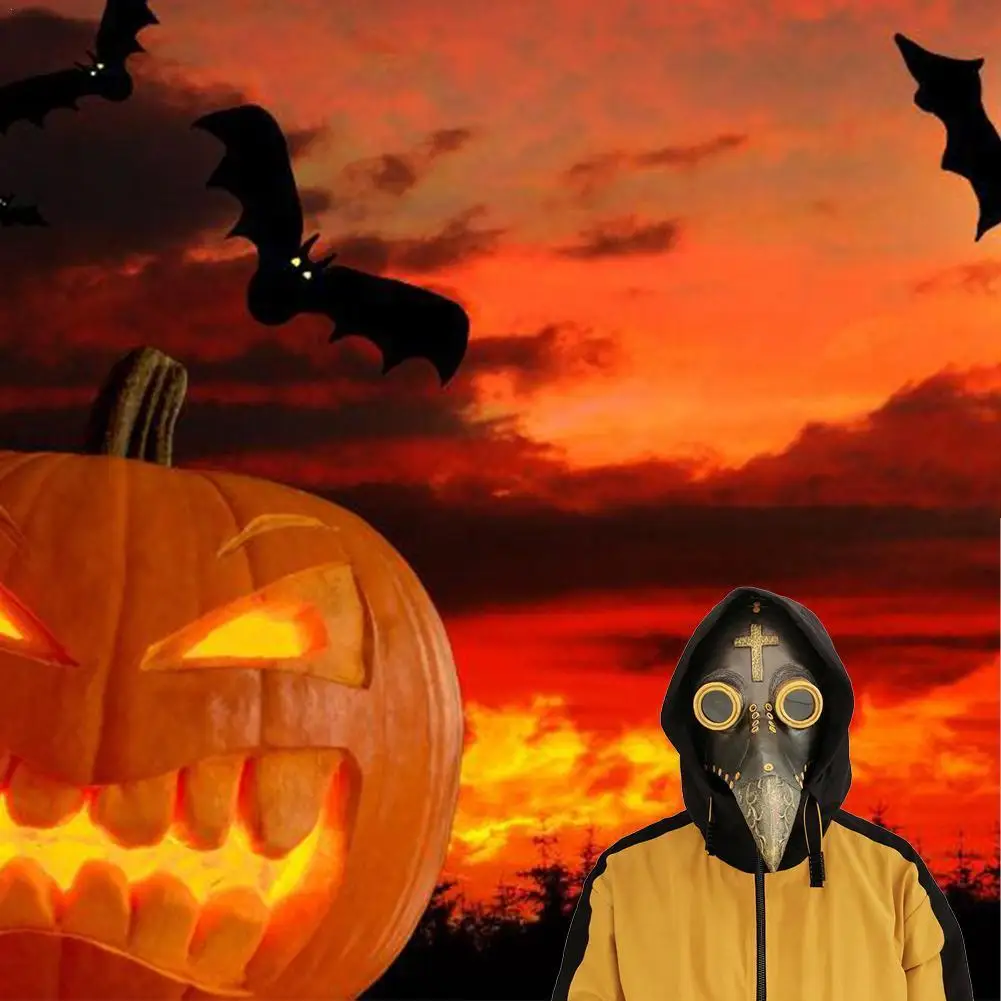 

Leather Beak Mask Halloween European Punk PU Mask Leather Beak Mask Novelty Special Costume Mask