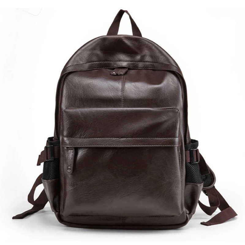 

Для мужчин рюкзак из искусственной кожи дорожная сумка большая Ёмкость Подростковая Студенческая книжная сумка