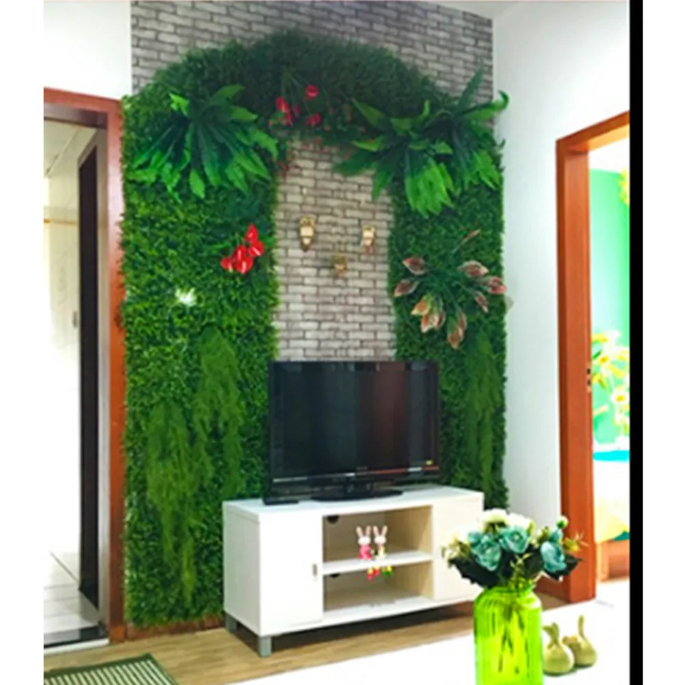 Искусственная трава 4 шт. искусственная стена для вечеринки трава|Искусственный
