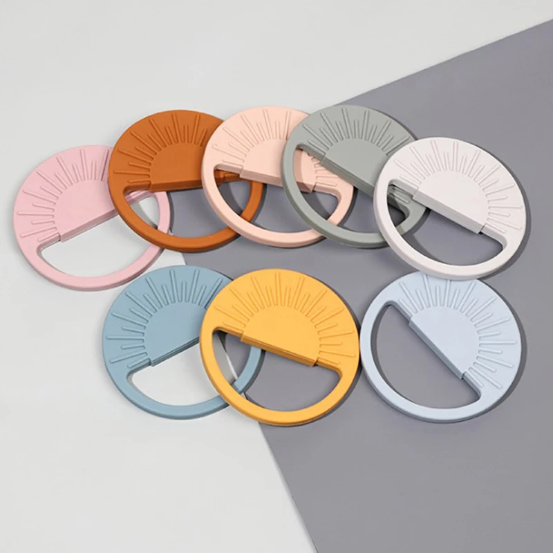 Mordedores de silicona sin BPA, mordedores de silicona comestibles, estilo solar, juguetes para beb&eacute;s, 1 ud.-0