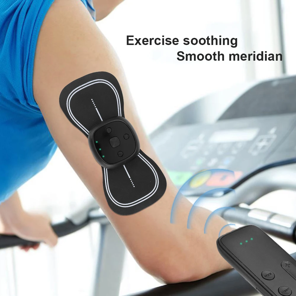 Портативный массажер мини с наклейками для шеи шейного отдела позвоночника