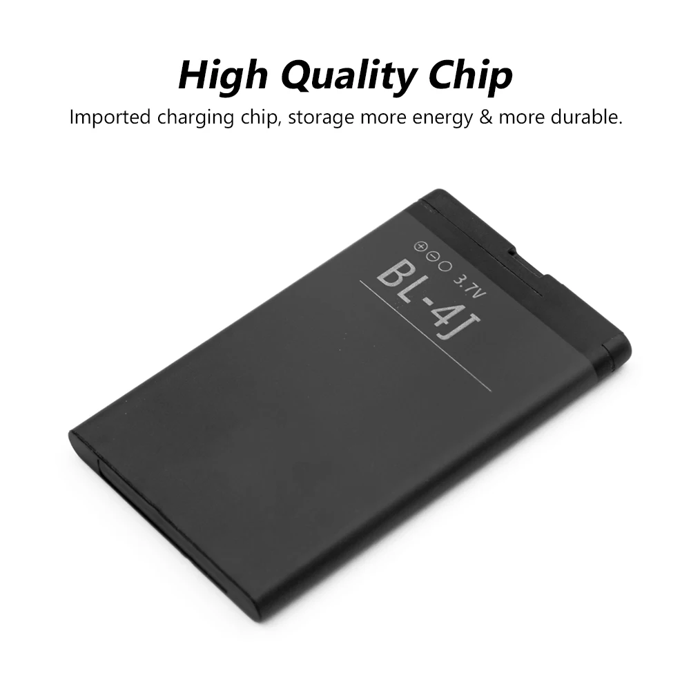 Перезаряжаемая литиевая батарея 3 7 в 1200 мАч для телефона Nokia Lumia 620 C6 BL-4J Touch 3G C6-00 |