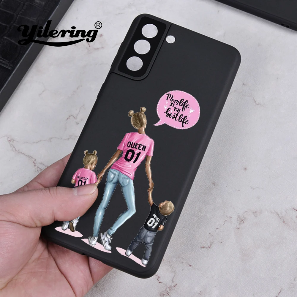 Super Mum for Samsung Galaxy S21 S20 S10 Plus Ultra S10e  S10 Lite S21 S20 FE Note 20 10 Plus 9 8 Note 20 Ultra Case Soft Cover