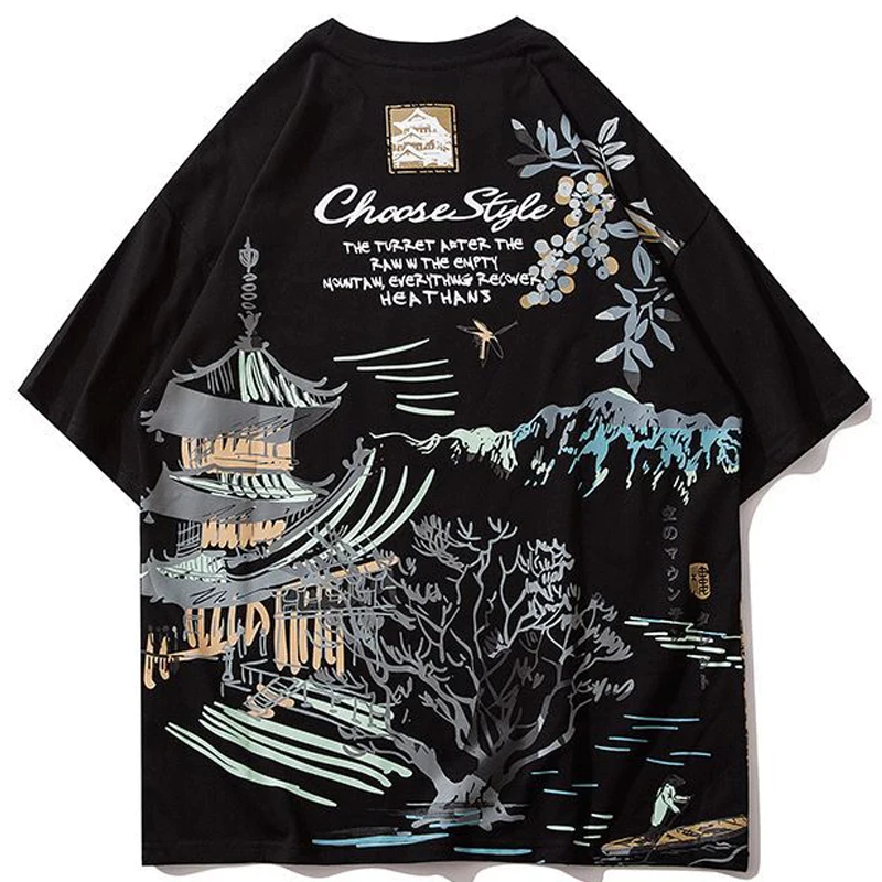 

Men Oversized t-shirt for man summer Clothing off white streetwear t shirts tees tops o-neck short casual cotton print regular