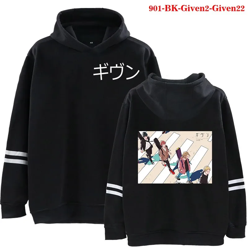 

Women Fashion Given Print Hoodies Japanese Cartoon Cosplay Haraujuku Oversized Sweatshirt Kawaii Clothing Aesthetic Given Hoodie