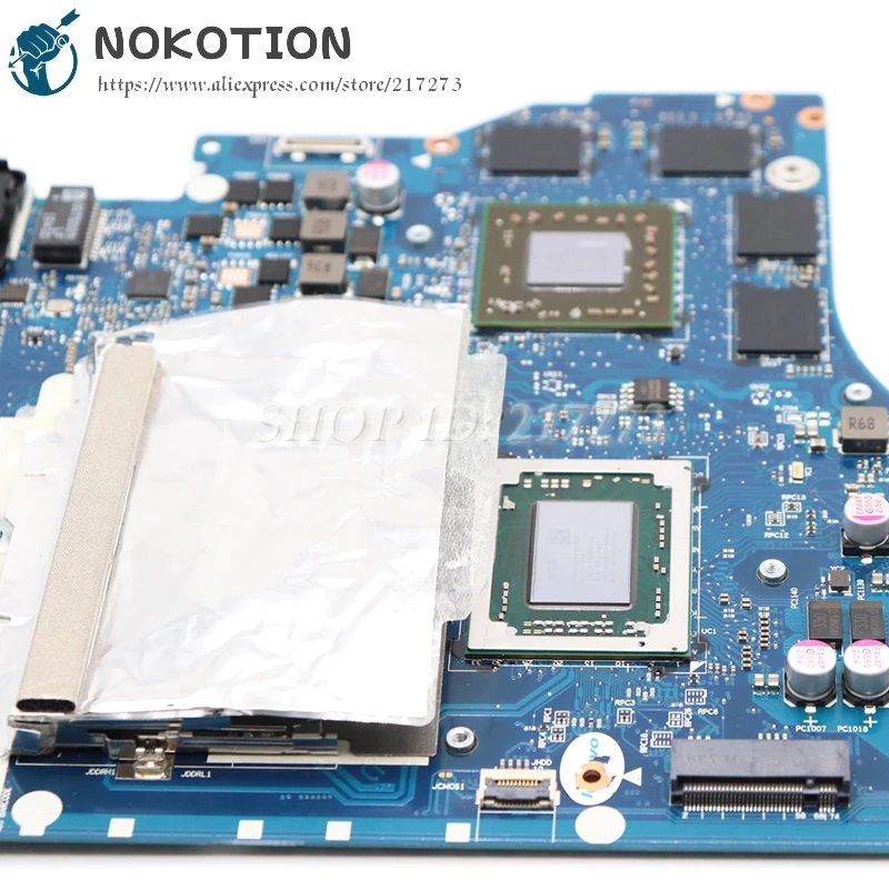 NOKOTION BY510 NM A521 основная плата для Lenovo Ideapad Y700 15ACZ Материнская ноутбука 15 6 дюймов FX