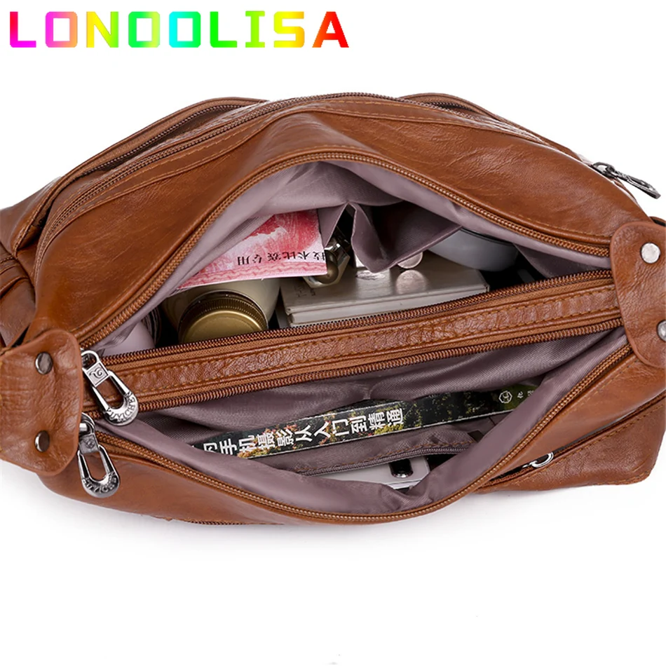 Трехслойная сумка на молнии через плечо высококачественные сумки роскошные