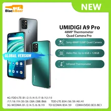 UMIDIGI A9 Pro 6.3 Inch SmartPhone 6GB 128GB Helio P60 Mobile Phone Android 10 Dual 4G Cellphone 48MP Rear Camera Global Version