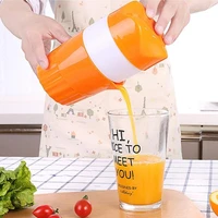 300ml portable manual citrus juicer for orange lemon fruit squeezer child outdoor potable juicer machine orange juice cup