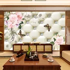 Настенная бумага в китайском стиле 3D стерео рельеф цветение сливы картина бабочки цветы для гостиной ТВ дивана спальни настенная бумага 3 D