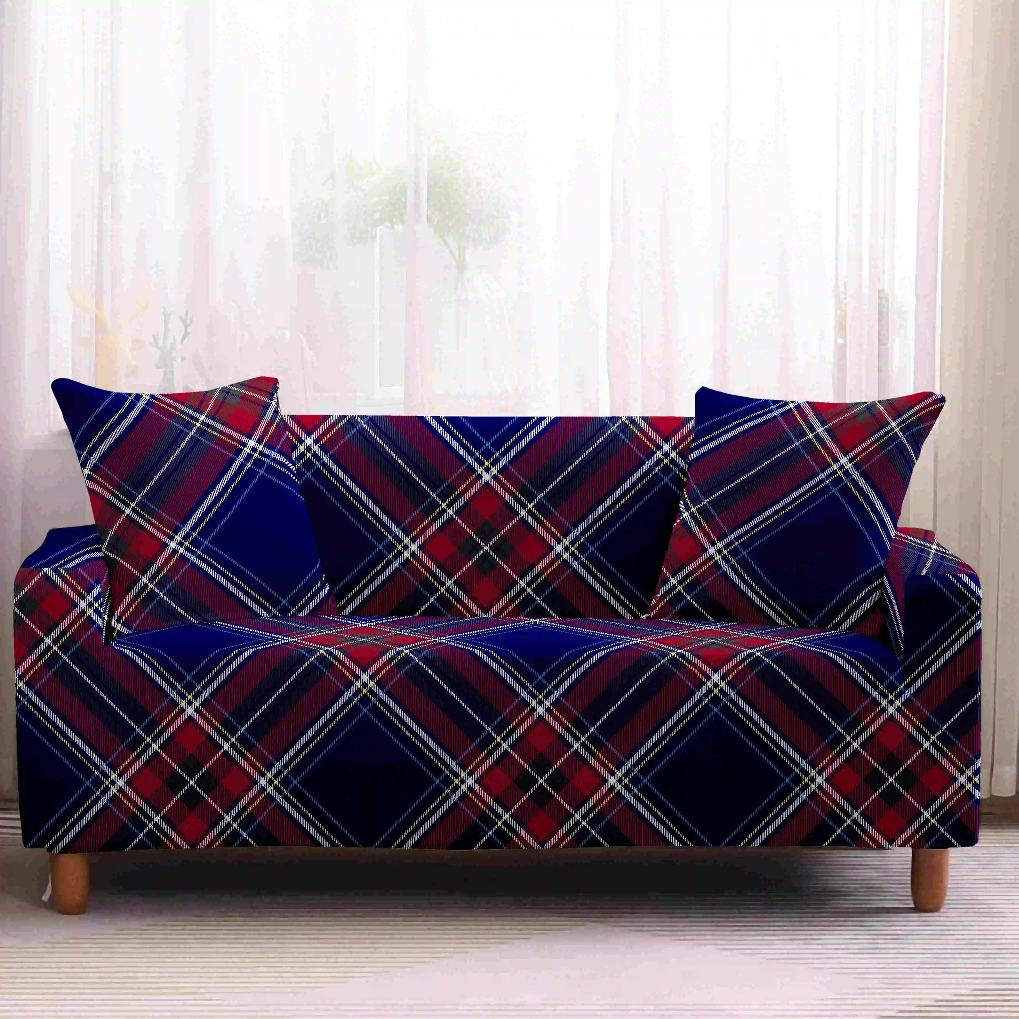 Чехол Homesky с геометрическим рисунком плед-чехол для дивана плотно закрытый