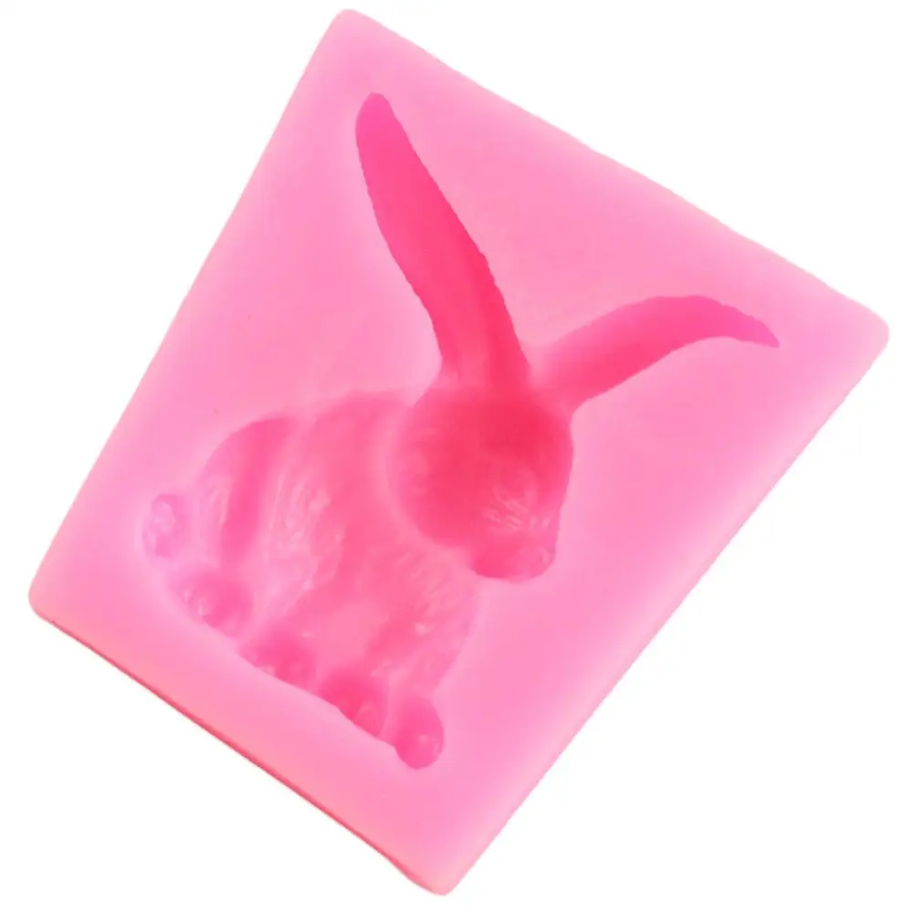 3D Пасхальный кролик силиконовые формы инструменты для украшения тортов из